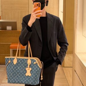 LV Denim Tote Bag